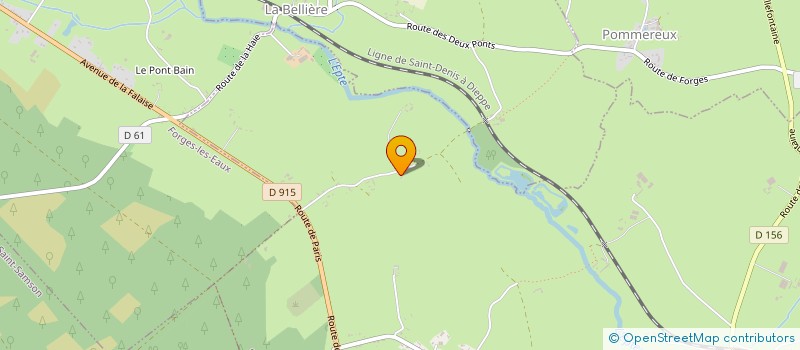 localisation de l'entreprise SCI MELNIK  SAUMONT-LA-POTERIE