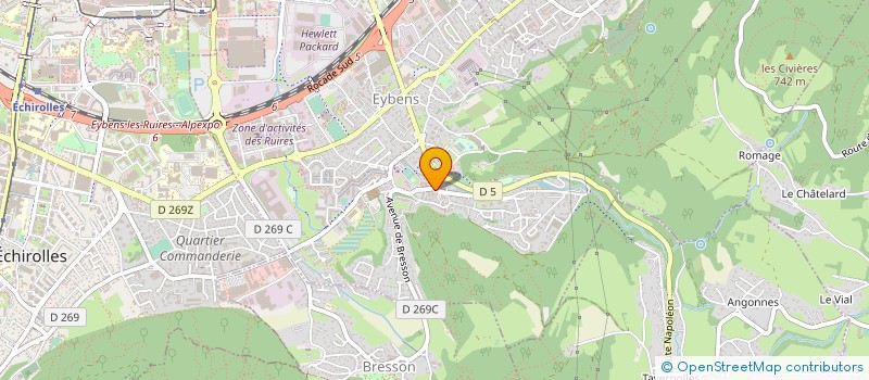 localisation de l'entreprise SCI MELO  EYBENS