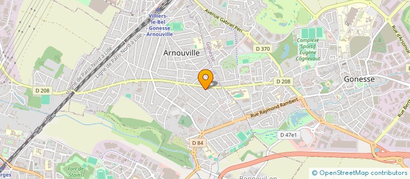 localisation de l'entreprise SCI MELO  ARNOUVILLE