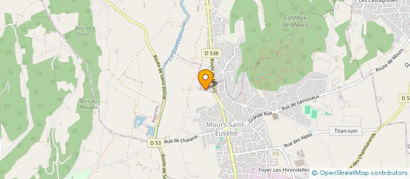 localisation de l'entreprise SCI MELO  PEYRINS