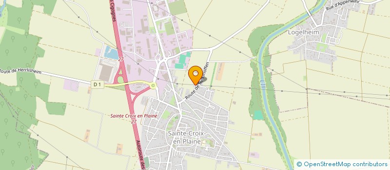 localisation de l'entreprise SCI MELO  SAINTE-CROIX-EN-PLAINE