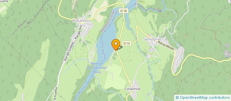 localisation de l'entreprise SCI MELO PIERROT  SAMOGNAT