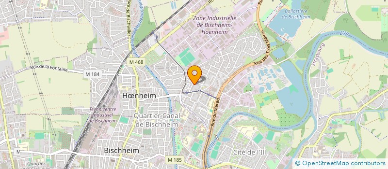 localisation de l'entreprise SCI MELODANY  HNHEIM