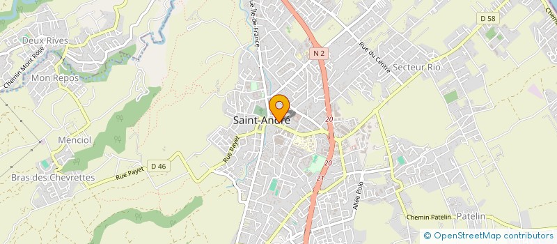 localisation de l'entreprise SCI MELODIA à SAINT-ANDRE
