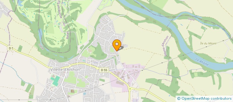 localisation de l'entreprise SCI MELODIA  VILLETTE-D'ANTHON