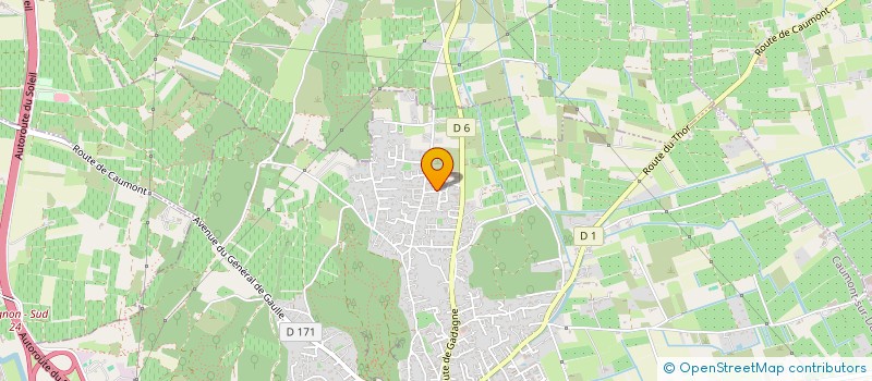 localisation de l'entreprise SCI MELODIE  CAUMONT-SUR-DURANCE