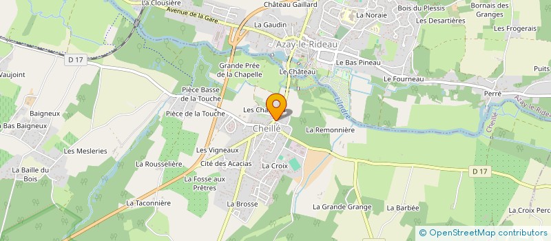 localisation de l'entreprise SCI MELODIE  CHEILLE