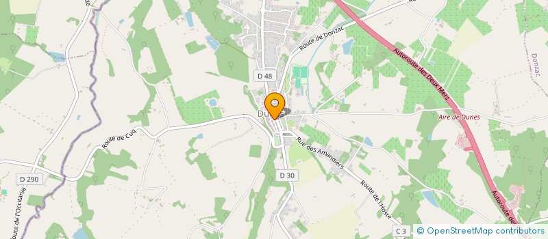 localisation de l'entreprise SCI MELODIE  DUNES