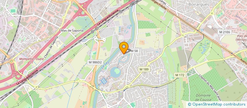 localisation de l'entreprise SCI MELODIE  LATTES