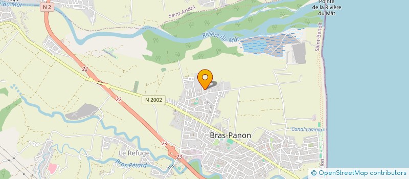localisation de l'entreprise SCI MELODIE  BRAS-PANON