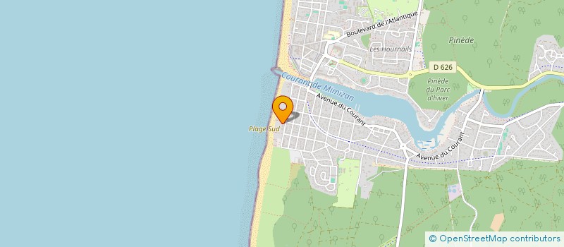 localisation de l'entreprise SCI MELODIE'S BROTHERS  MIMIZAN