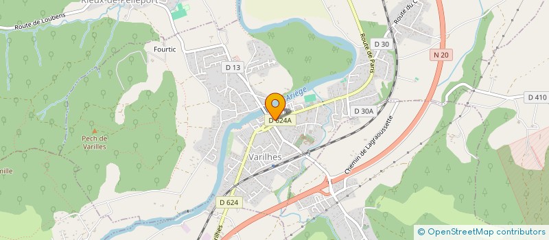 localisation de l'entreprise SCI MELODY à VARILHES