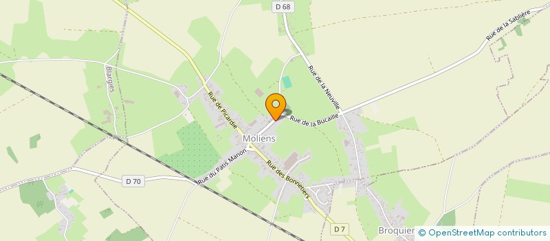 localisation de l'entreprise SCI MELOMB  MOLIENS