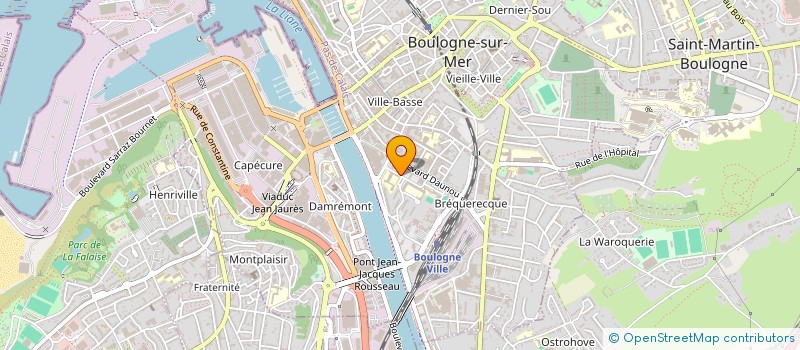 localisation de l'entreprise SCI MELONITE à BOULOGNE-SUR-MER