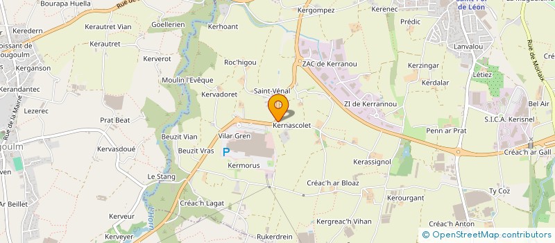 localisation de l'entreprise SCI MELOPHE  SAINT-POL-DE-LEON