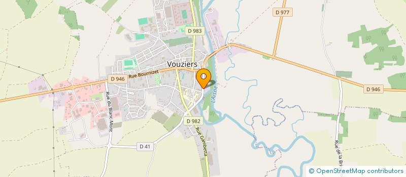 localisation de l'entreprise SCI MELORICE  VOUZIERS