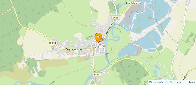 localisation de l'entreprise SCI MELOT à FAVERNEY
