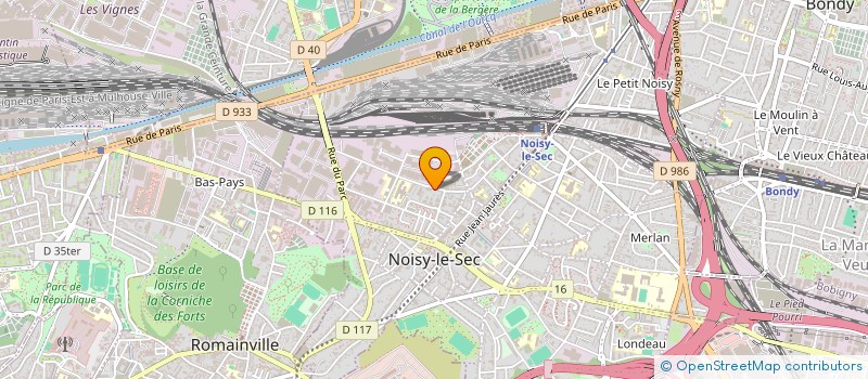 localisation de l'entreprise SCI MELOT-POUJAUD à NOISY-LE-SEC