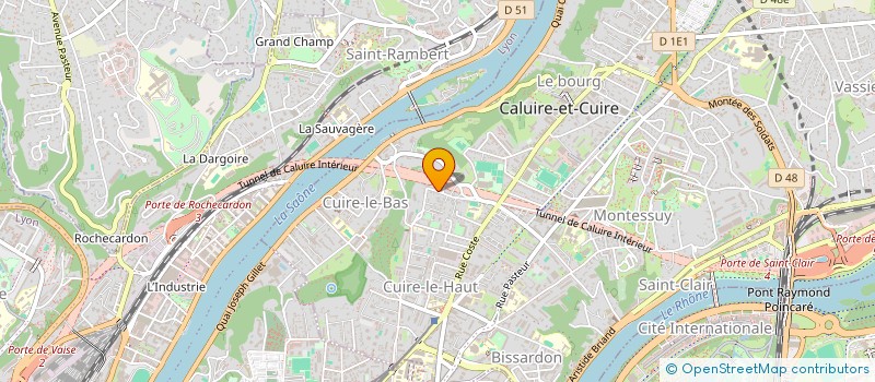 localisation de l'entreprise SCI MELOTHESA  CALUIRE-ET-CUIRE