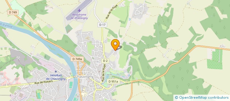 localisation de l'entreprise SCI MELOUMAX  CHAUVIGNY