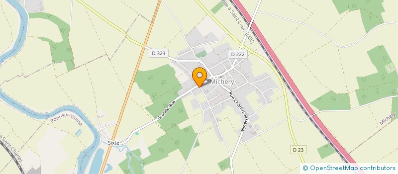 localisation de l'entreprise SCI MELPRO  MICHERY