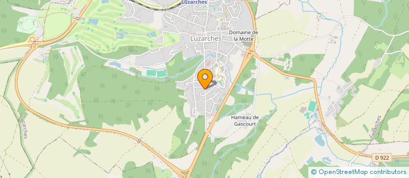 localisation de l'entreprise SCI MELRIC  LUZARCHES