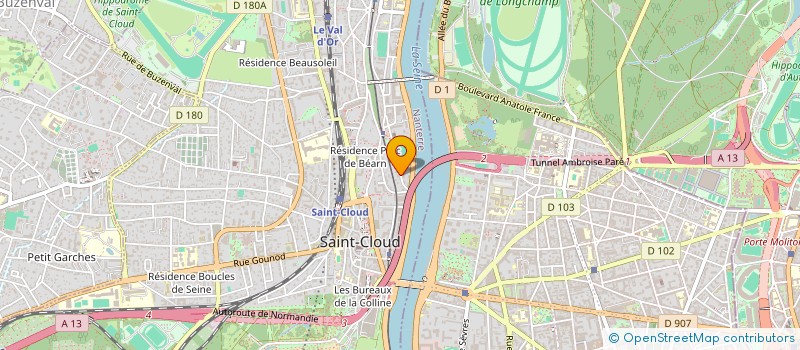 localisation de l'entreprise SCI MELRO  SAINT-CLOUD