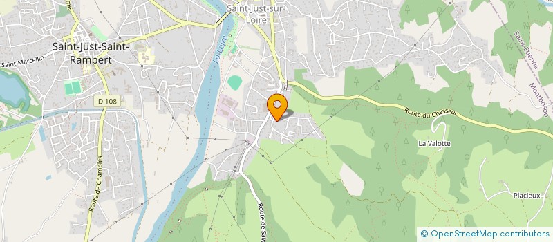 localisation de l'entreprise SCI MELROSES  SAINT-JUST-SAINT-RAMBERT
