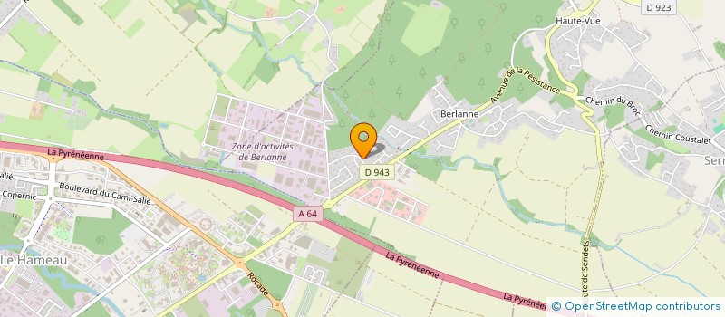 localisation de l'entreprise SCI MELRY  MORLAAS