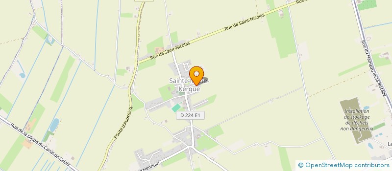 localisation de l'entreprise SCI MELS  SAINTE-MARIE-KERQUE