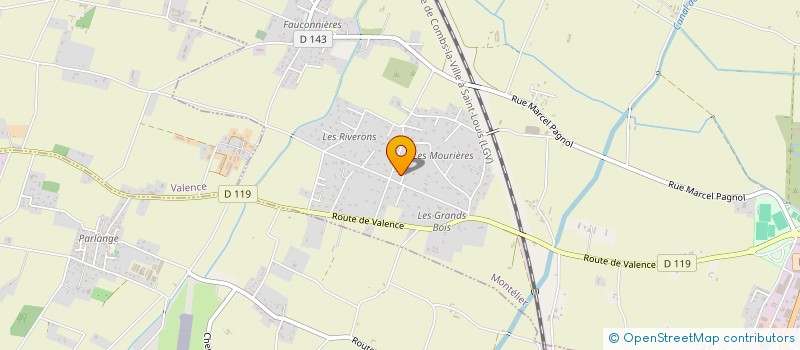 localisation de l'entreprise SCI MELSA 26 à MONTELIER