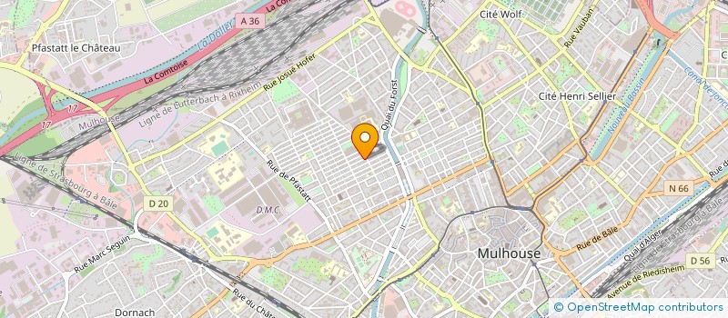 localisation de l'entreprise SCI MELSAN  RIEDISHEIM