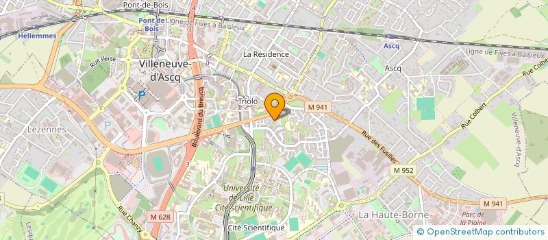 localisation de l'entreprise SCI MELSHER à VILLENEUVE-D'ASCQ