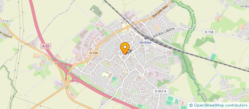 localisation de l'entreprise SCI MELTEM  ORCHIES