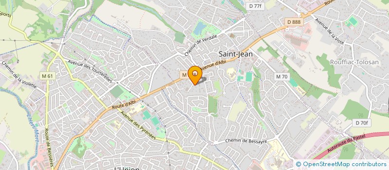localisation de l'entreprise SCI MELTEM à SAINT-JEAN