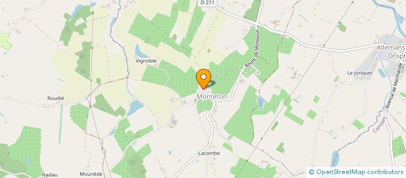 localisation de l'entreprise SCI MELTIM  MARMANDE