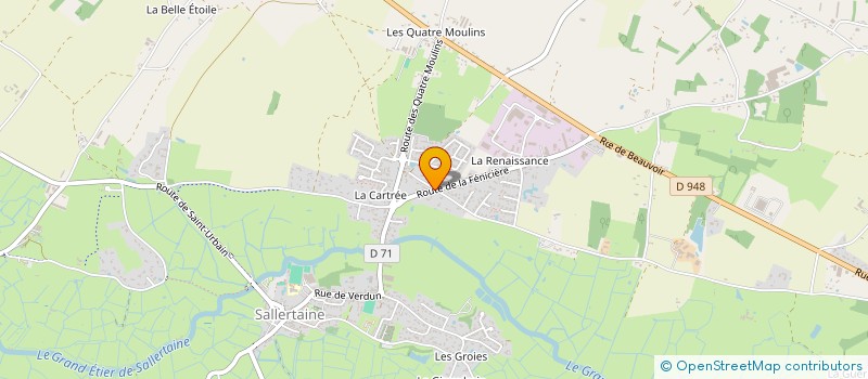 localisation de l'entreprise SCI MELTINGPOT à SALLERTAINE