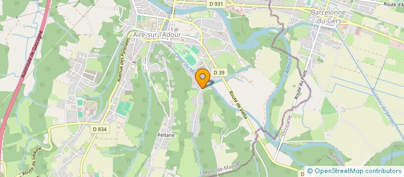 localisation de l'entreprise SCI MELTOM  AIRE-SUR-L'ADOUR