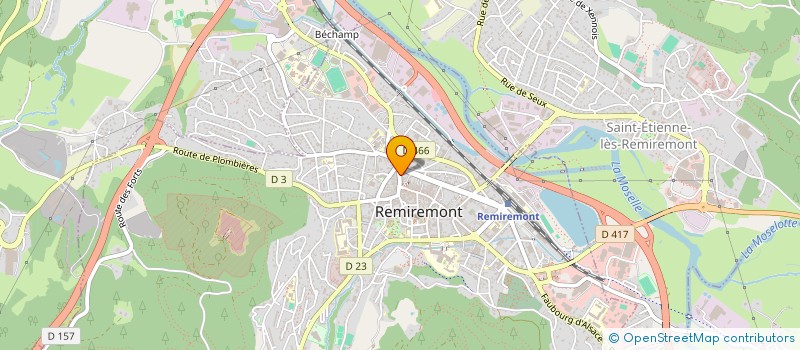 localisation de l'entreprise SCI MELUNE  REMIREMONT