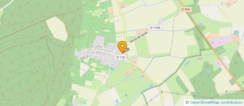 localisation de l'entreprise SCI MELURE  BRULEY