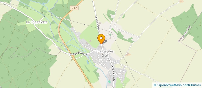 localisation de l'entreprise SCI MELUSINA  CHARGEY-LES-GRAY