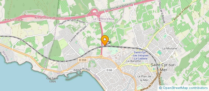 localisation de l'entreprise SCI MELUSINE à SAINT-CYR-SUR-MER
