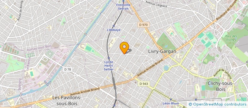 localisation de l'entreprise SCI MELUSINE à LIVRY-GARGAN