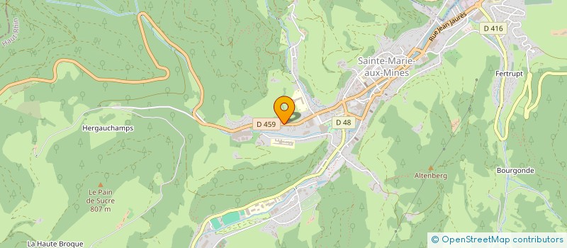 localisation de l'entreprise SCI MELUSINE  SAINTE-MARIE-AUX-MINES