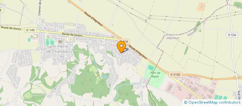 localisation de l'entreprise SCI MELUSINE  SAINT-PIERRE-DE-CHANDIEU