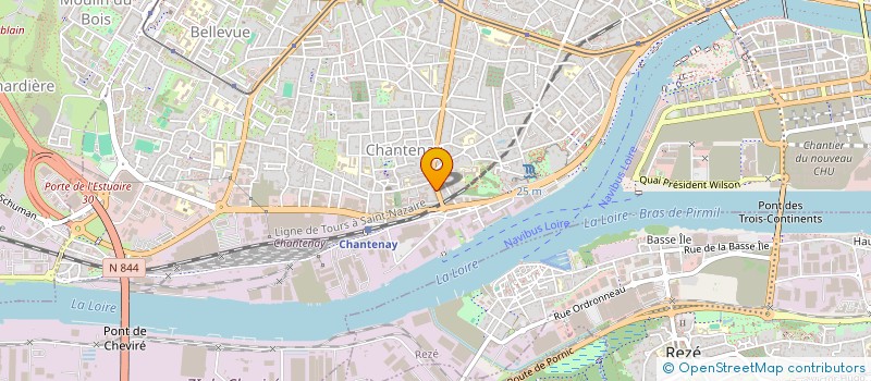 localisation de l'entreprise SCI MELUSINE à NANTES