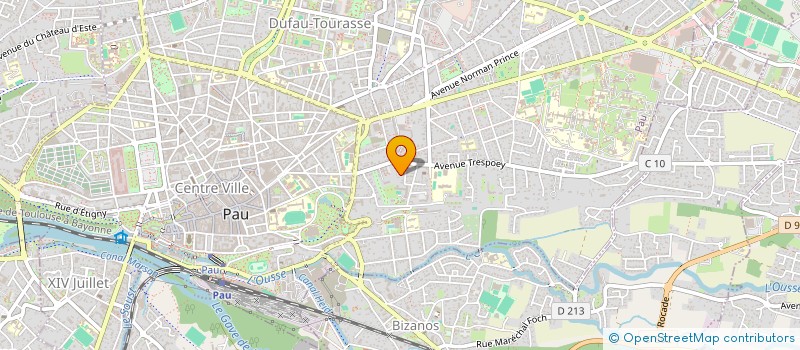localisation de l'entreprise SCI MELUSINE à PAU