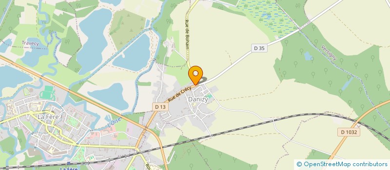 localisation de l'entreprise SCI MELUSINE  DANIZY