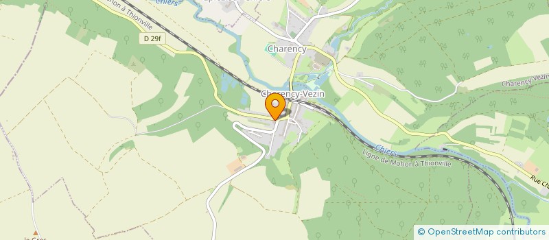 localisation de l'entreprise SCI MELUYA  CHARENCY-VEZIN