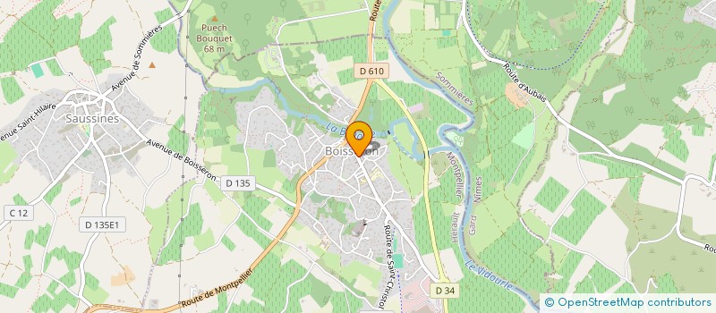 localisation de l'entreprise SCI MELVAL  BOISSERON